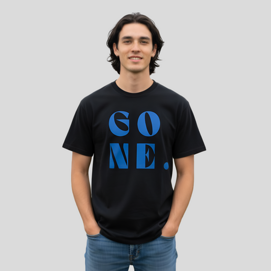 GONE Graphic, Eco-Friendly Unisex Tee