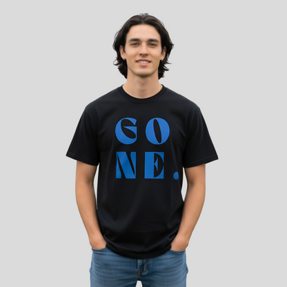 GONE Graphic,  Eco-Friendly Unisex Tee
