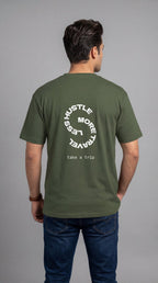 Less Hustle More Travel Minimal Graphic Tee - World Wide Whale